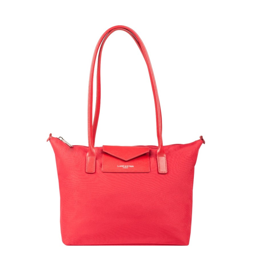 Femme Lancaster Sac Porte Epaule | Sac Cabas Epaule Smart Kba Lancaster Rouge