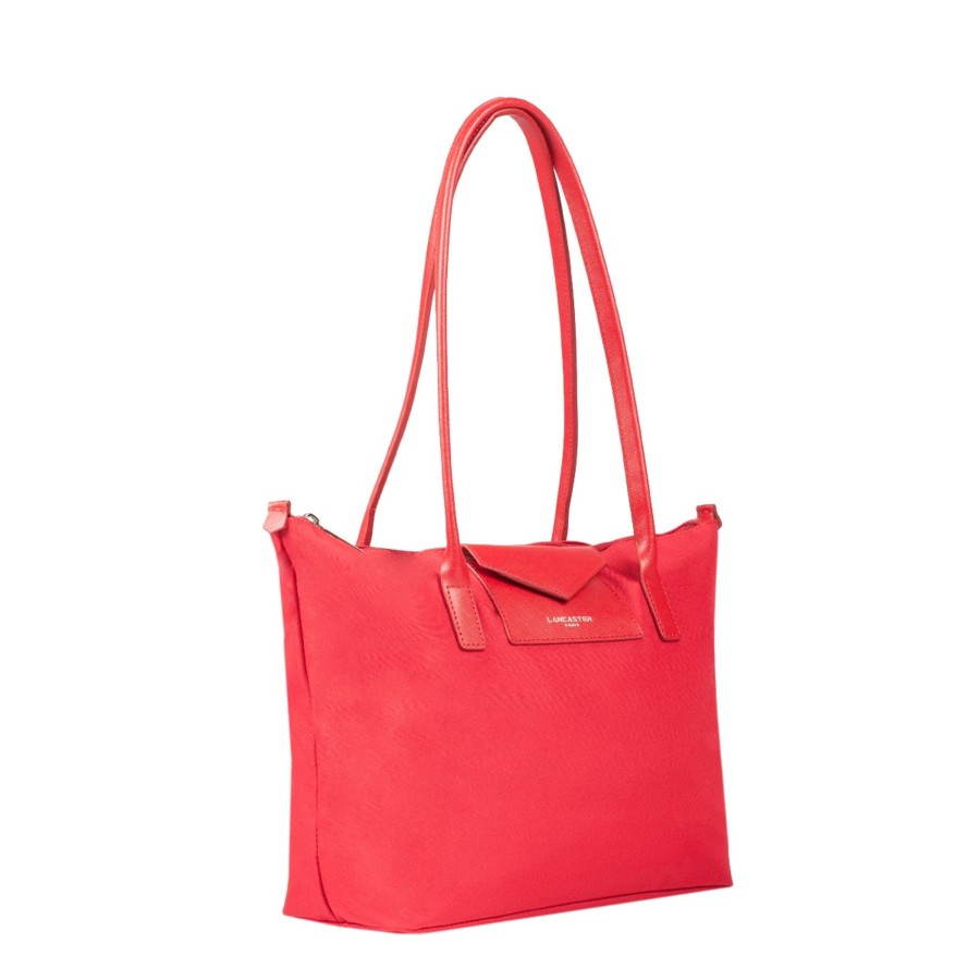 Femme Lancaster Sac Porte Epaule | Sac Cabas Epaule Smart Kba Lancaster Rouge