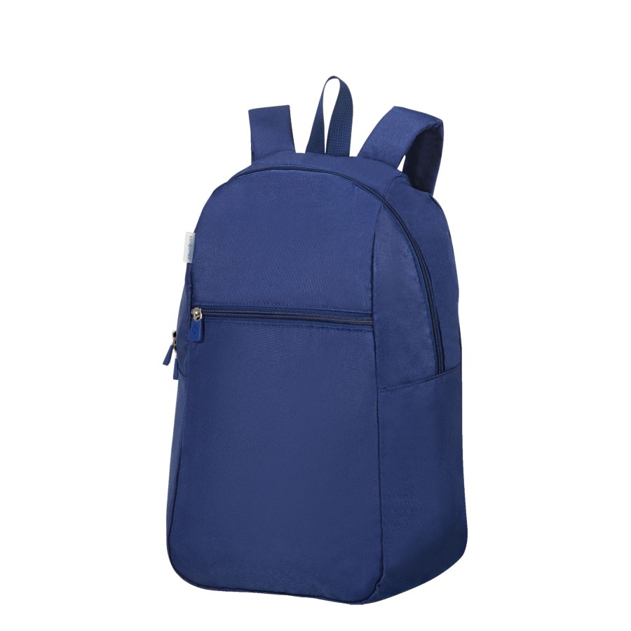 Femme Samsonite Sac A Dos | Sac A Dos Pliant Accessoires Samsonite Bleu