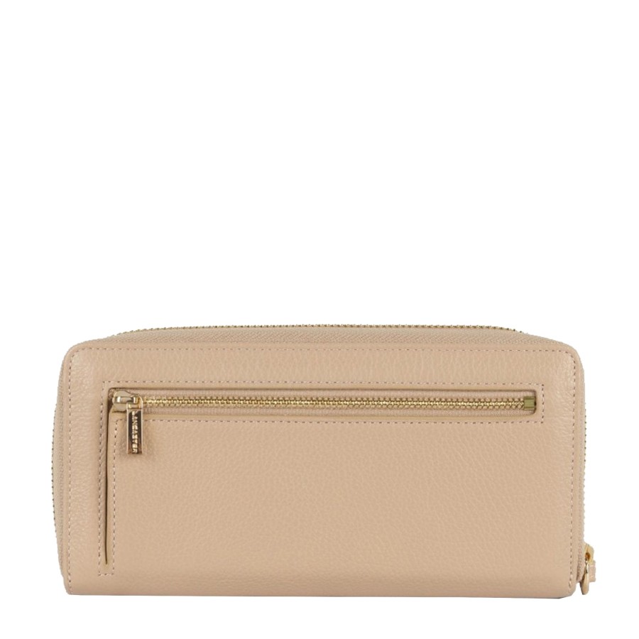 Femme Lancaster Tout En Un | Compagnon En Cuir Dune Lancaster Beige