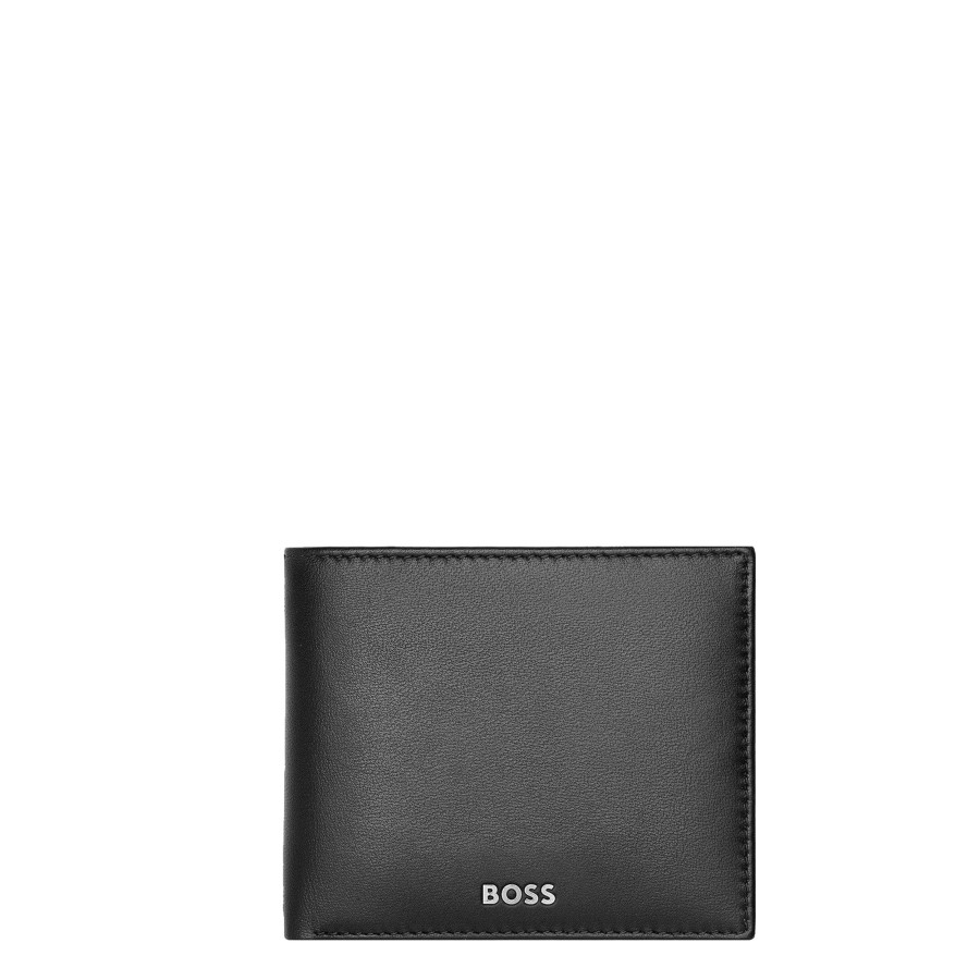 Homme Hugo Boss Porte Cartes | Porte Cartes En Cuir Classic Smooth Hugo Boss