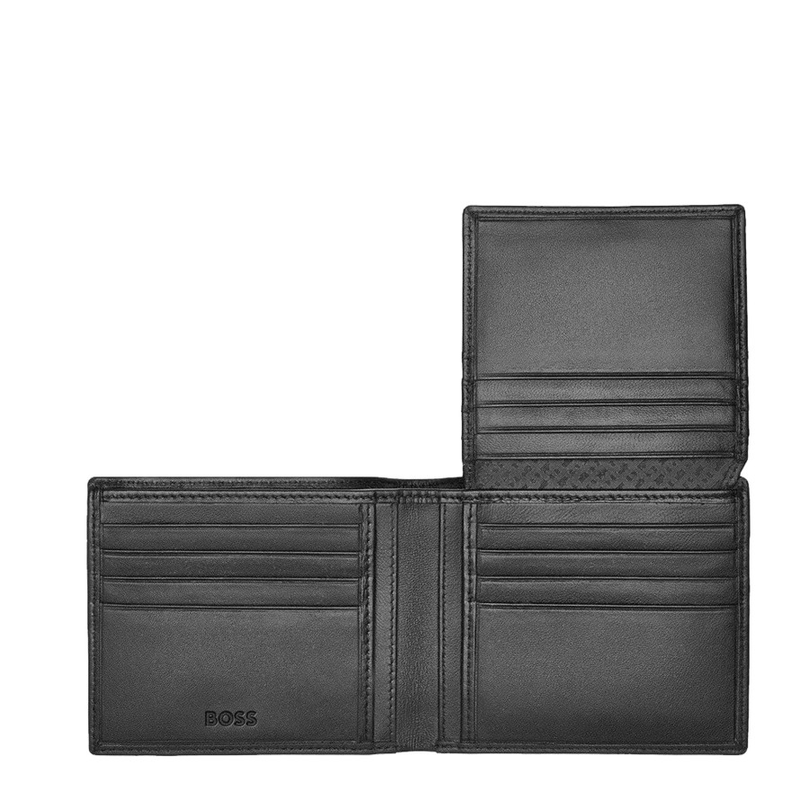 Homme Hugo Boss Porte Cartes | Porte Cartes En Cuir Classic Smooth Hugo Boss