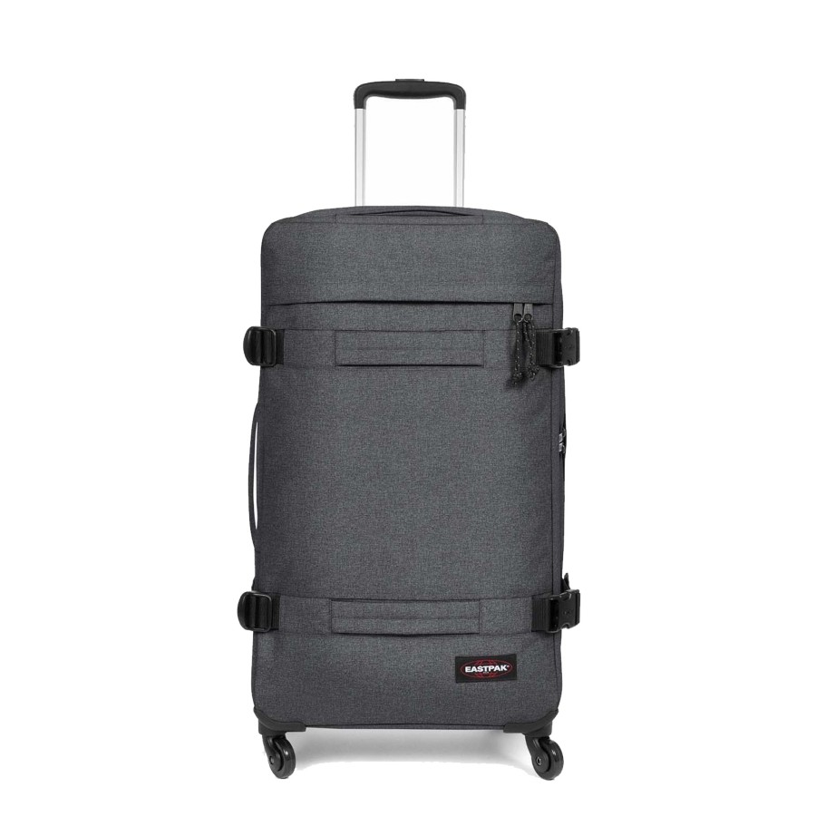 Bagages Eastpak Valise 4 Roues Souple | Valise 70Cm Transit'R 4 M Eastpak Black Denim