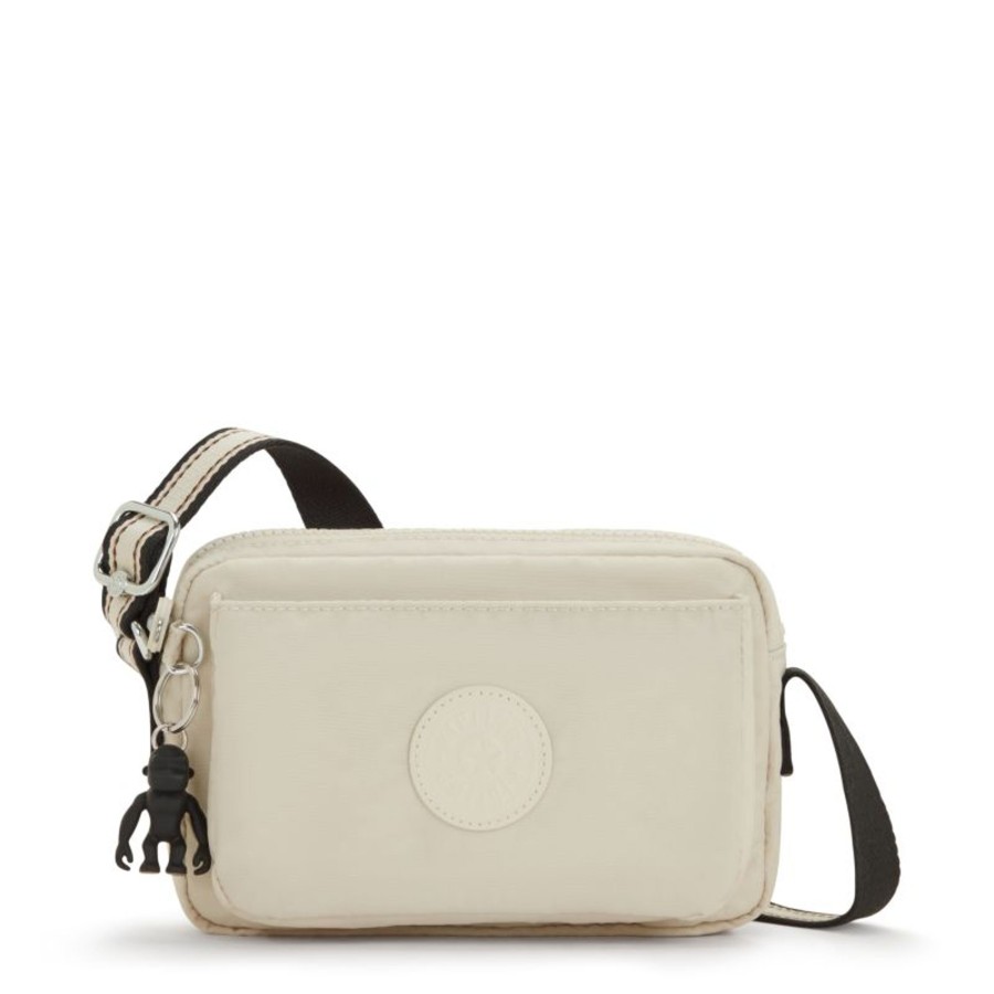 Femme Kipling Sac Porte Bandouliere / Porte Travers | Sac Travers Abanu Beige Multi Kipling