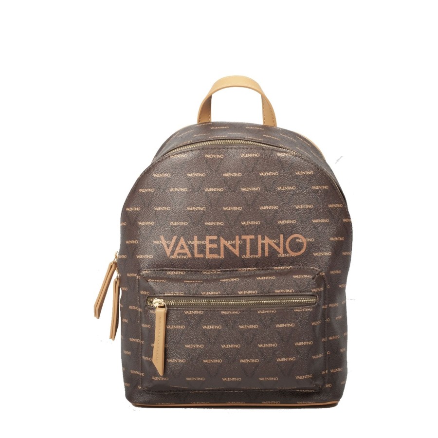 Femme Valentino Sac A Dos | Sac A Dos Valentino Liuto Marron Marron Multi