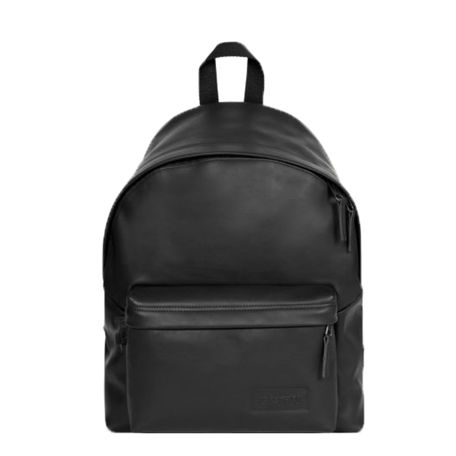 Scolaire Eastpak Sac A Dos | Sac A Dos En Cuir Padded Pak'R Black Authleathr