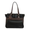 Femme Ted Lapidus Sac Porte Main | Sac Noir Vinyle Cancal