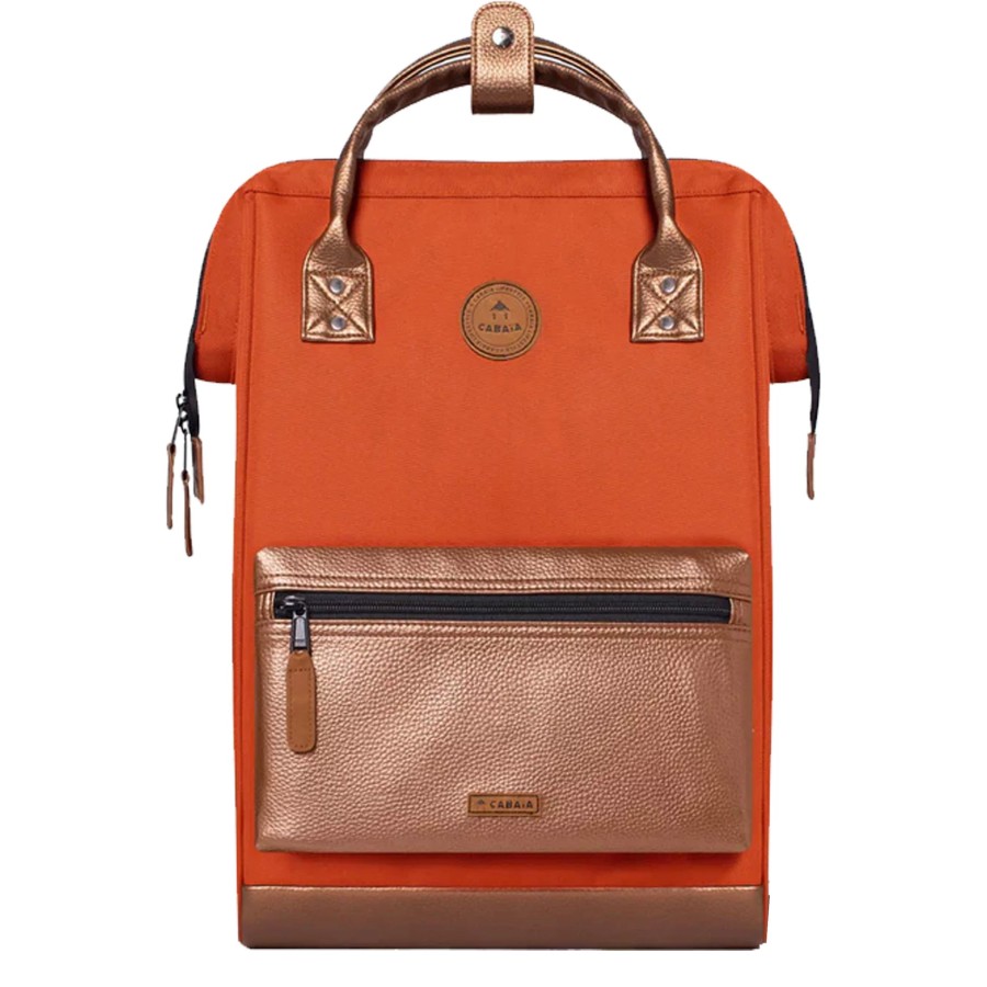 Femme Cabaia Sac A Dos | Grand Sac A Dos 25L Bogota Adventurer Cabaia Orange