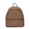 Femme Guess Sac A Dos | Sac A Dos Manhattan Guess Latte Logo