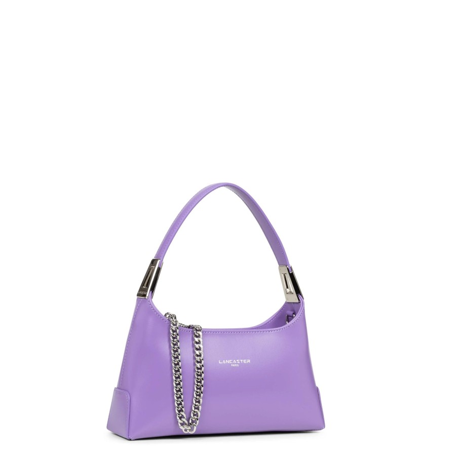 Femme Lancaster Sac Porte Main | Sac A Main Baguette En Cuir Suave Ace Lancaster Violet