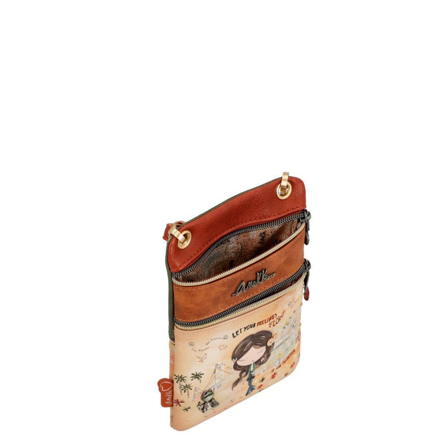 Femme Anekke Sac Porte Bandouliere / Porte Travers | Pochette Travers Peace And Love Anekke