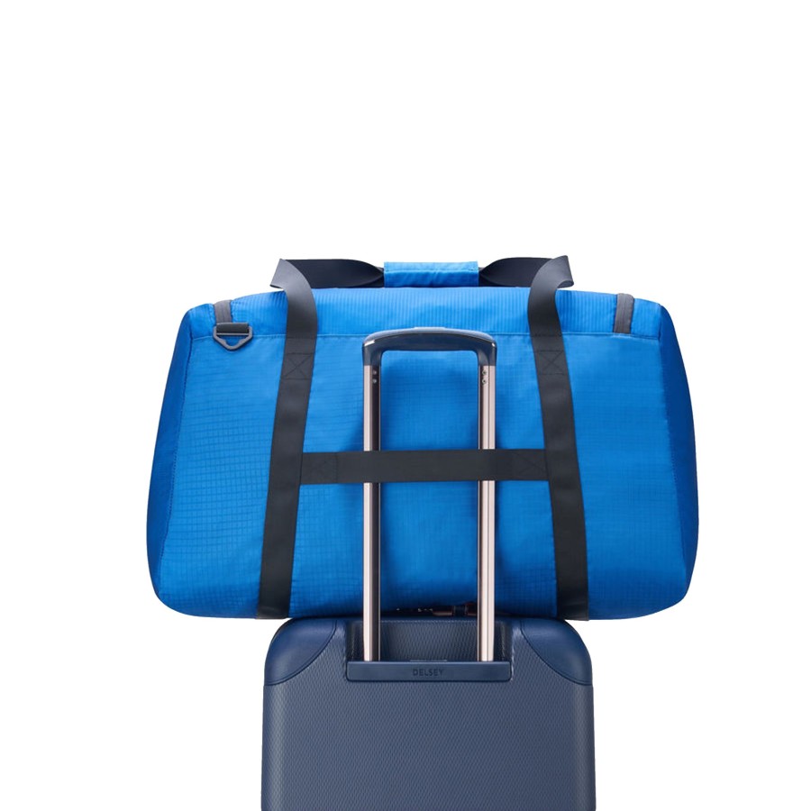 Homme Delsey Sac De Voyage | Sac Pliable M Nomade Delsey Bleu