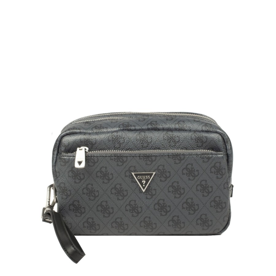 Homme Guess Sacoche Main | Trousse De Toilette Vezzola