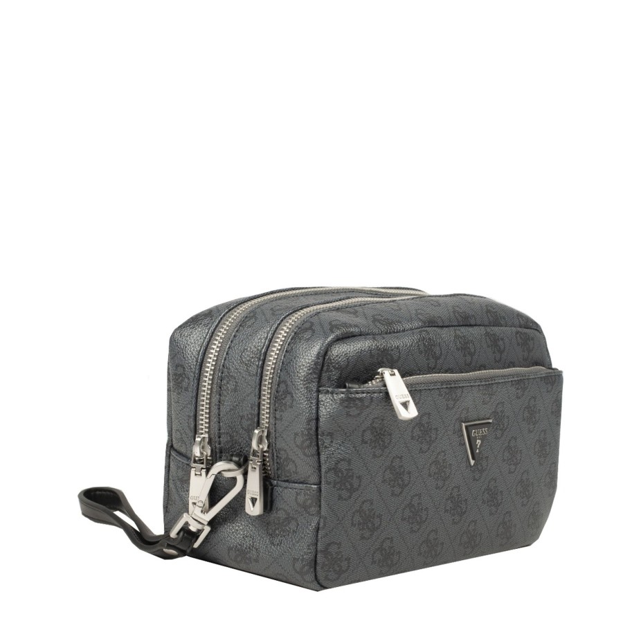 Homme Guess Sacoche Main | Trousse De Toilette Vezzola