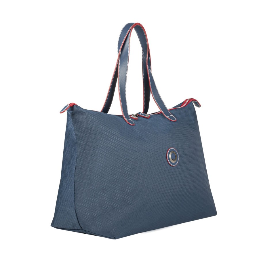 Femme Delsey Sac Porte Epaule | Sac Cabas Chatelet Air 2.0 Delsey Bleu