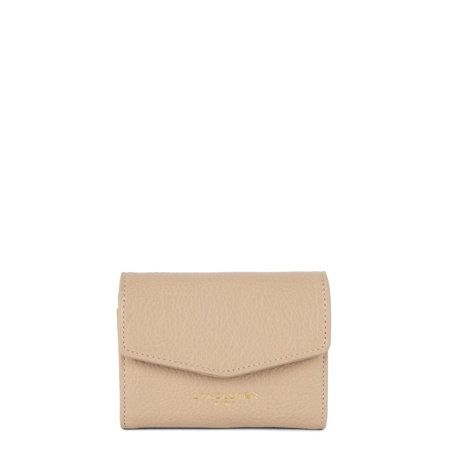 Femme Lancaster Portefeuille | Portefeuille En Cuir Dune Lancaster Camel