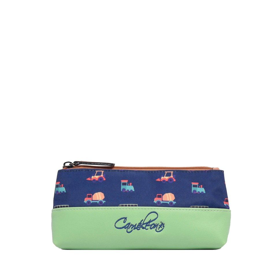 Scolaire Cameleon Trousse | Trousse 1 Compartiment Retro Cameleon