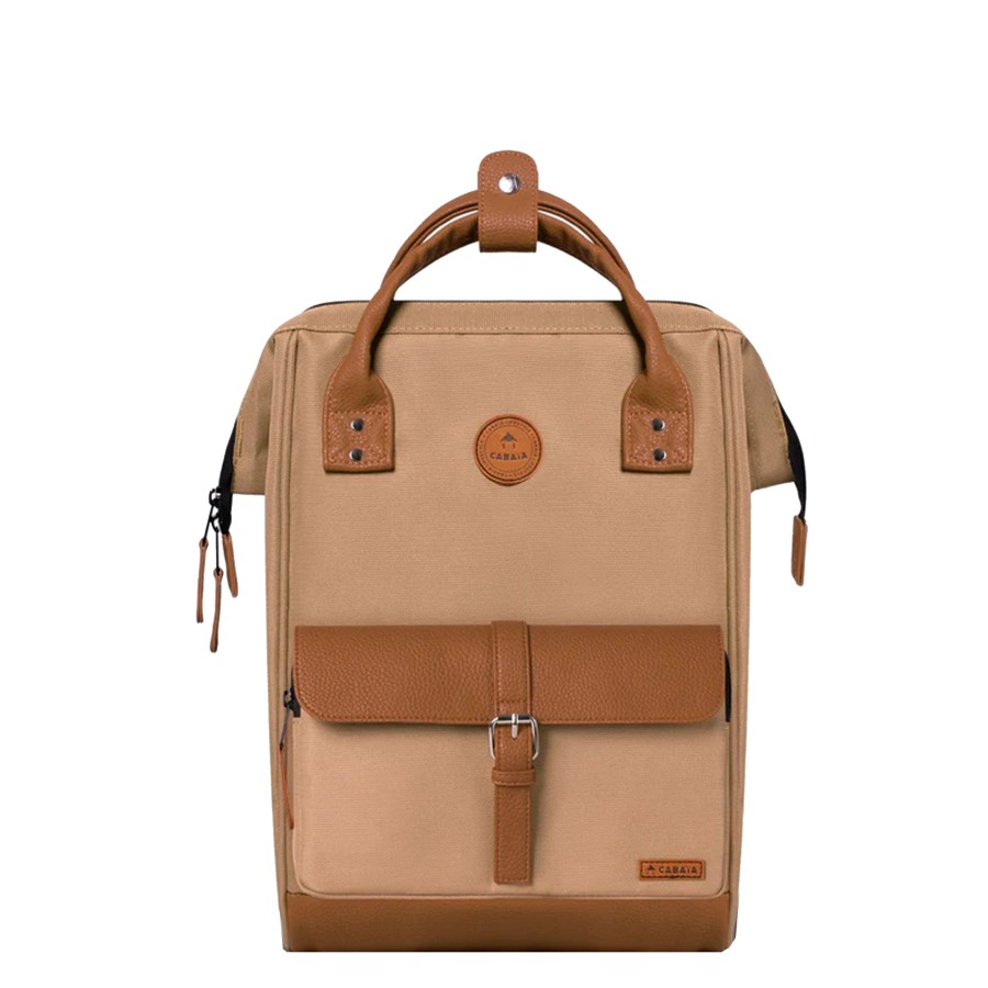 Femme Cabaia Sac A Dos | Petit Sac A Dos 12L Kuala Lumpur Adventurer Mini Cabaia Beige