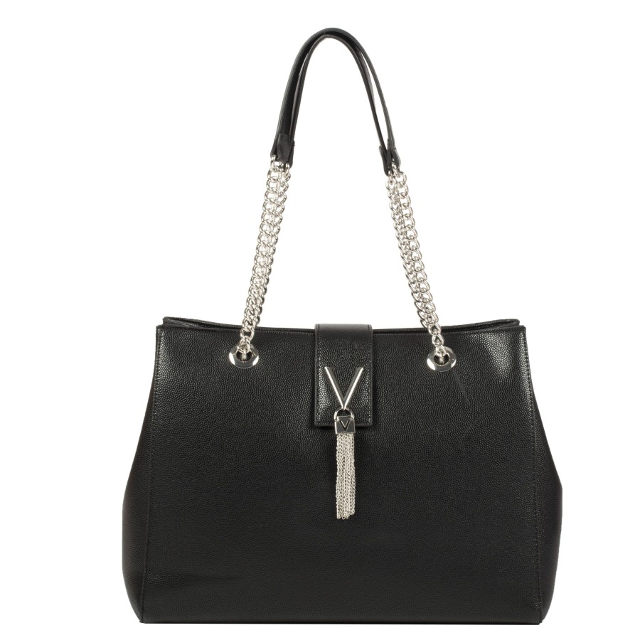 Femme Valentino Sac Porte Epaule | Sac Shopping Divina Valentino Noir