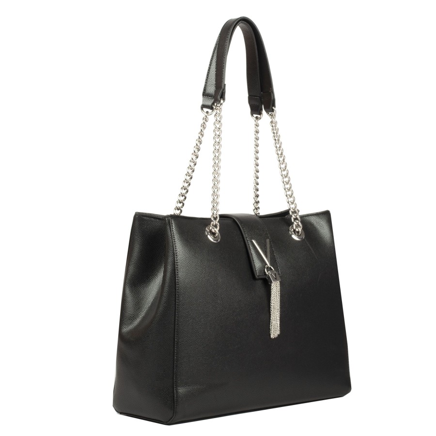 Femme Valentino Sac Porte Epaule | Sac Shopping Divina Valentino Noir