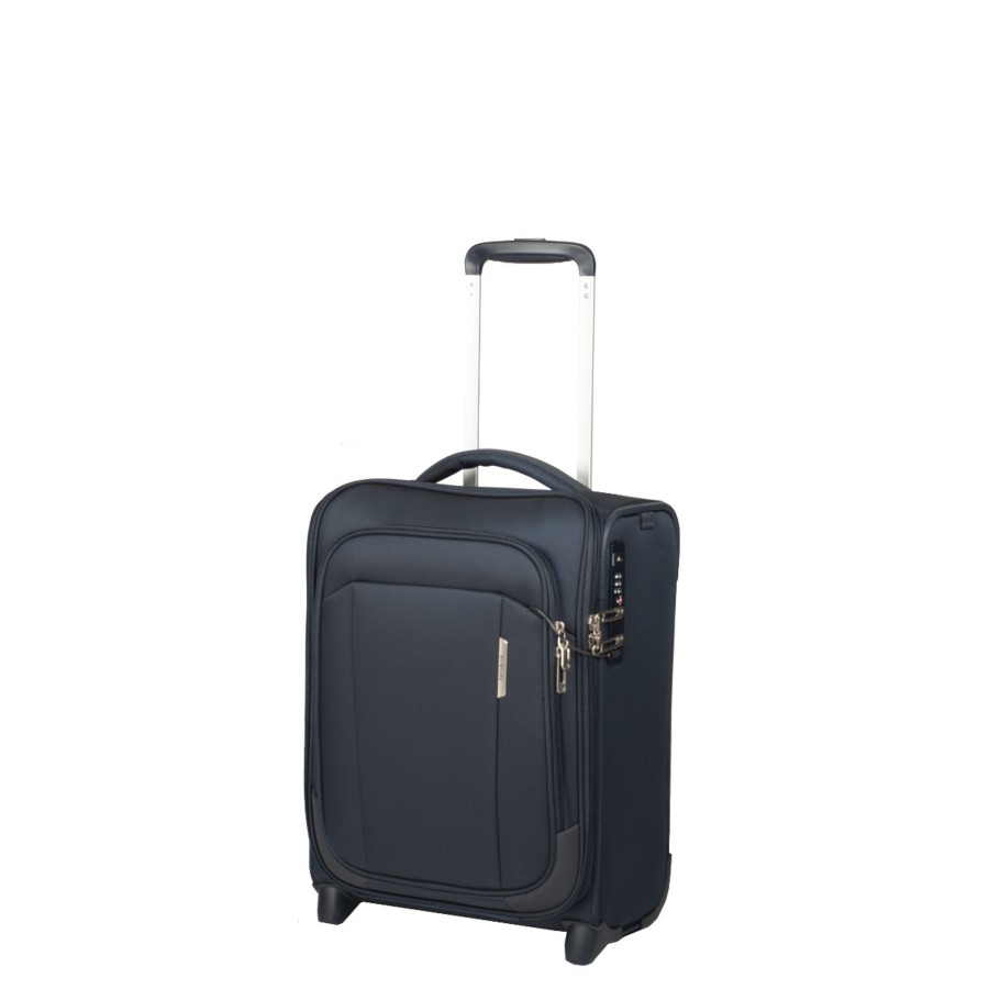 Bagages Samsonite Valise Cabine Easyjet | Valise Underseater Easyjet 45Cm Respark Samsonite Bleu Marine