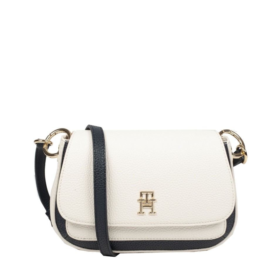 Femme Tommy Hilfiger Sac Porte Bandouliere / Porte Travers | Sac Travers Th Emblem Tommy Hilfiger