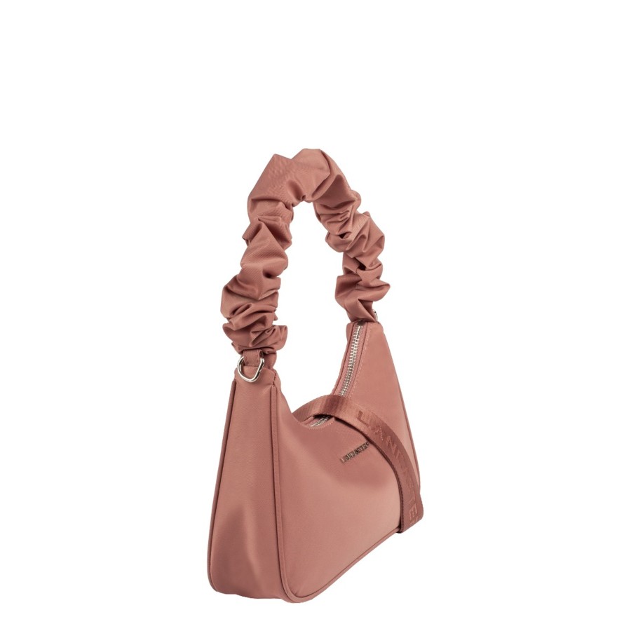 Femme Lancaster Sac Porte Epaule | Sac Baguette Basic Chouchou Lancaster Rose