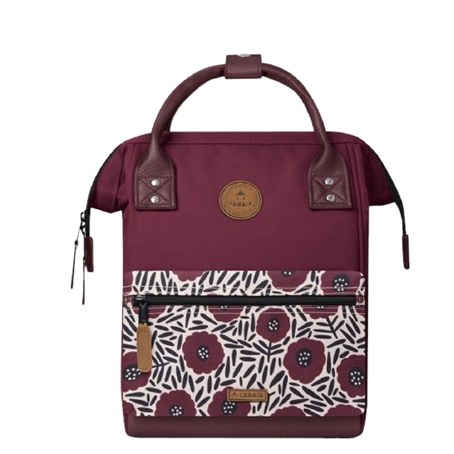 Femme Cabaia Sac A Dos | Petit Sac A Dos 12L Nice Adventurer Mini Cabaia Bordeaux