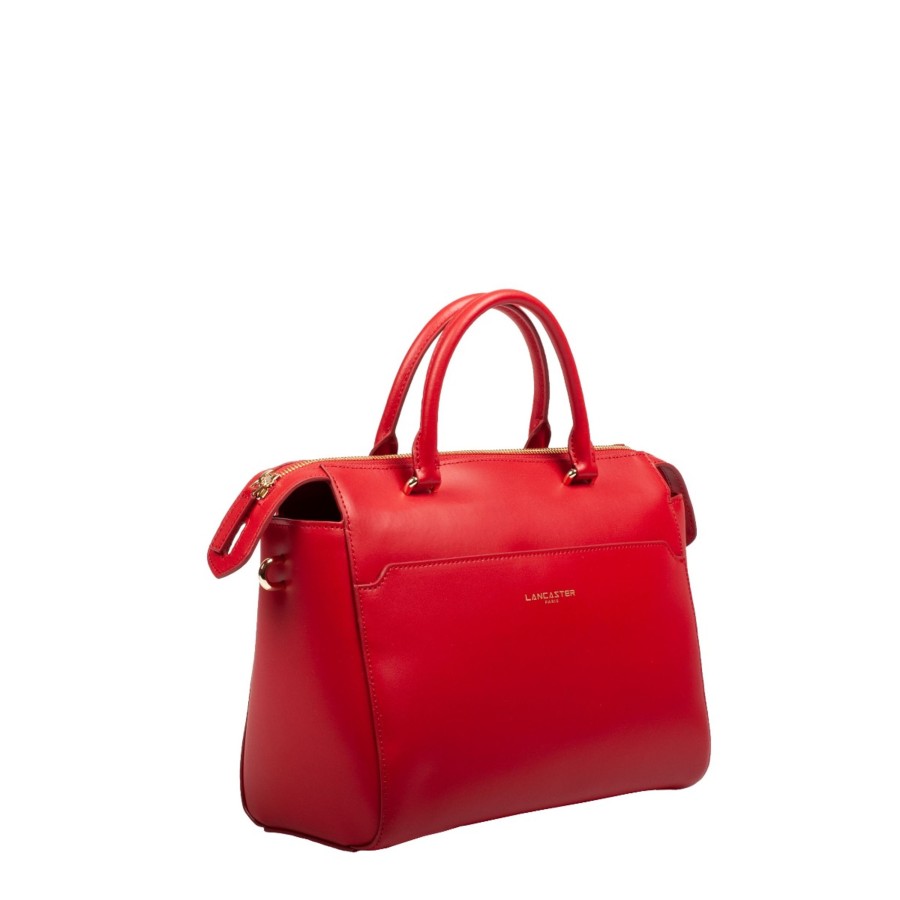 Femme Lancaster Sac Porte Main | Sac A Main En Cuir Smooth Or