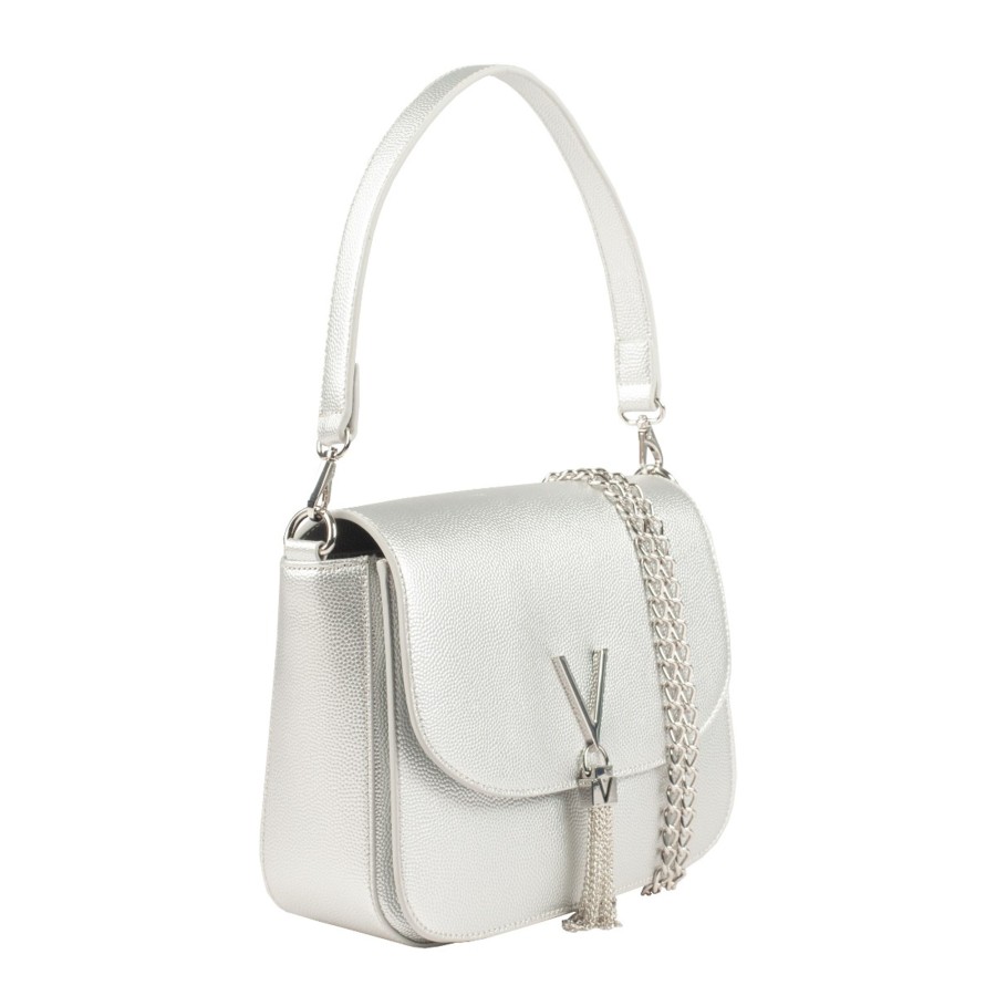 Femme Valentino Sac Porte Epaule | Sac Bandouliere Divina Valentino Argent