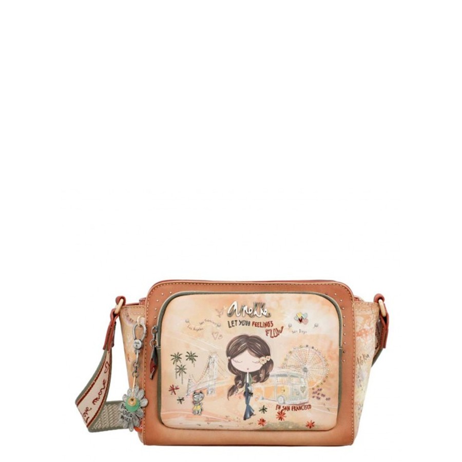 Femme Anekke Sac Porte Bandouliere / Porte Travers | Sac Travers Peace And Love Anekke