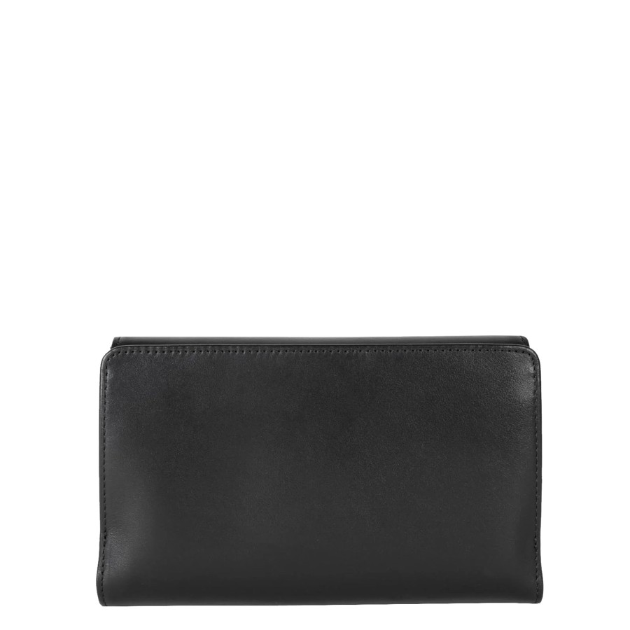 Femme Lancaster Portefeuille | Compagnon En Cuir Paris Pm Lancaster Noir