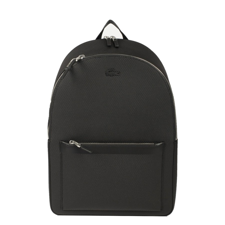 Homme Lacoste Sac A Dos | Sac A Dos En Cuir Chantaco Lacoste