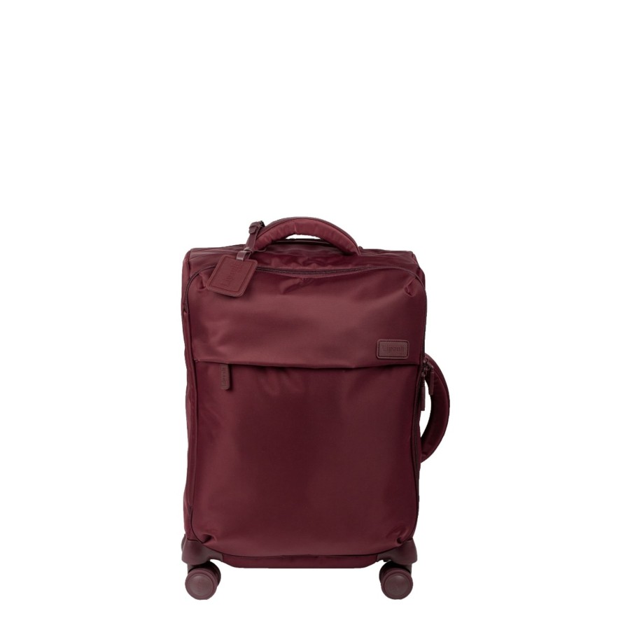 Bagages Lipault Valise 4 Roues Souple | Valise Cabine 55Cm Plume Lipault Bordeaux