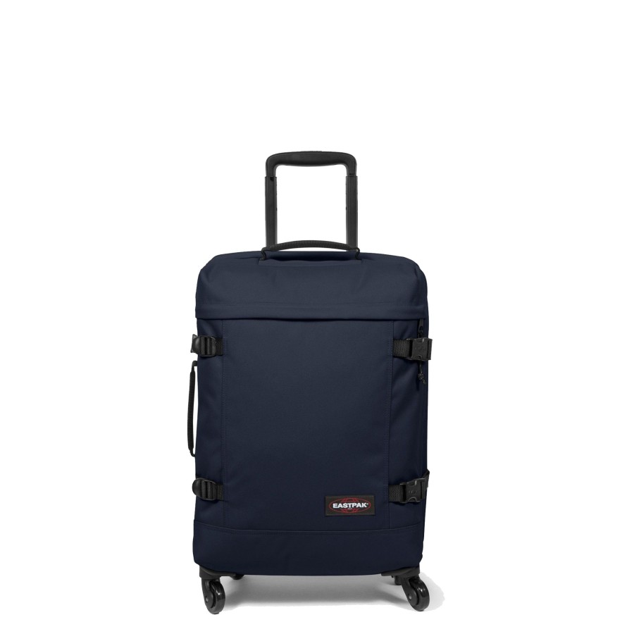 Bagages Eastpak Valise 4 Roues Souple | Valise Cabine 55Cm Trans4 S Eastpak Bleu Marine