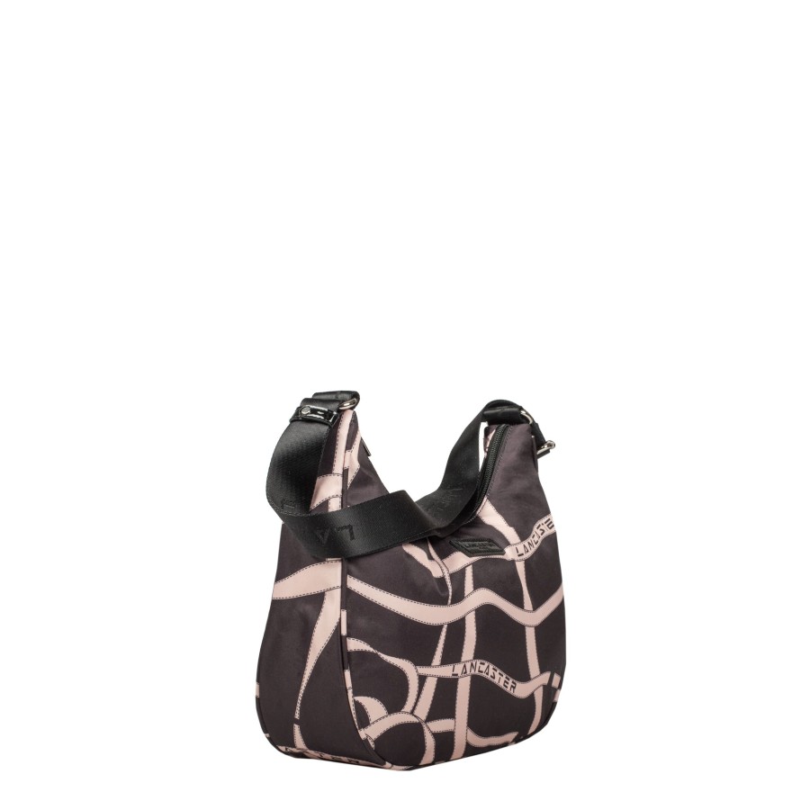 Femme Lancaster Sac Porte Epaule | Sac Bandouliere Basic Verni Lancaster