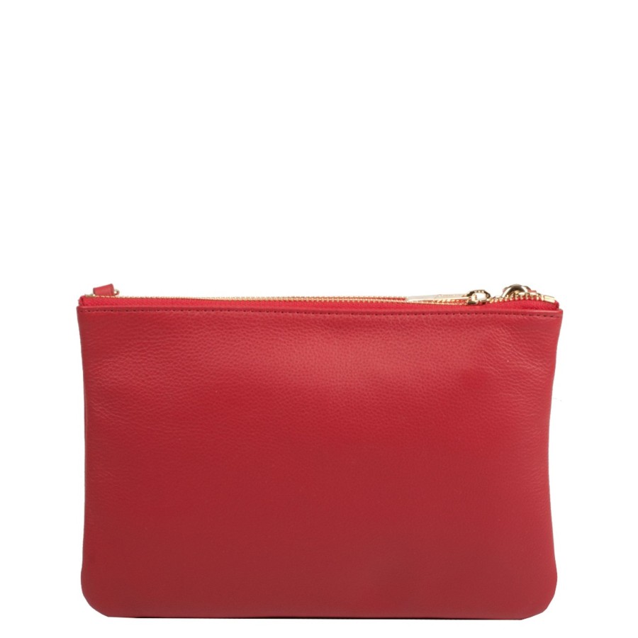 Femme Lancaster Pochette | Pochette Double Cuir Mademoiselle Ana