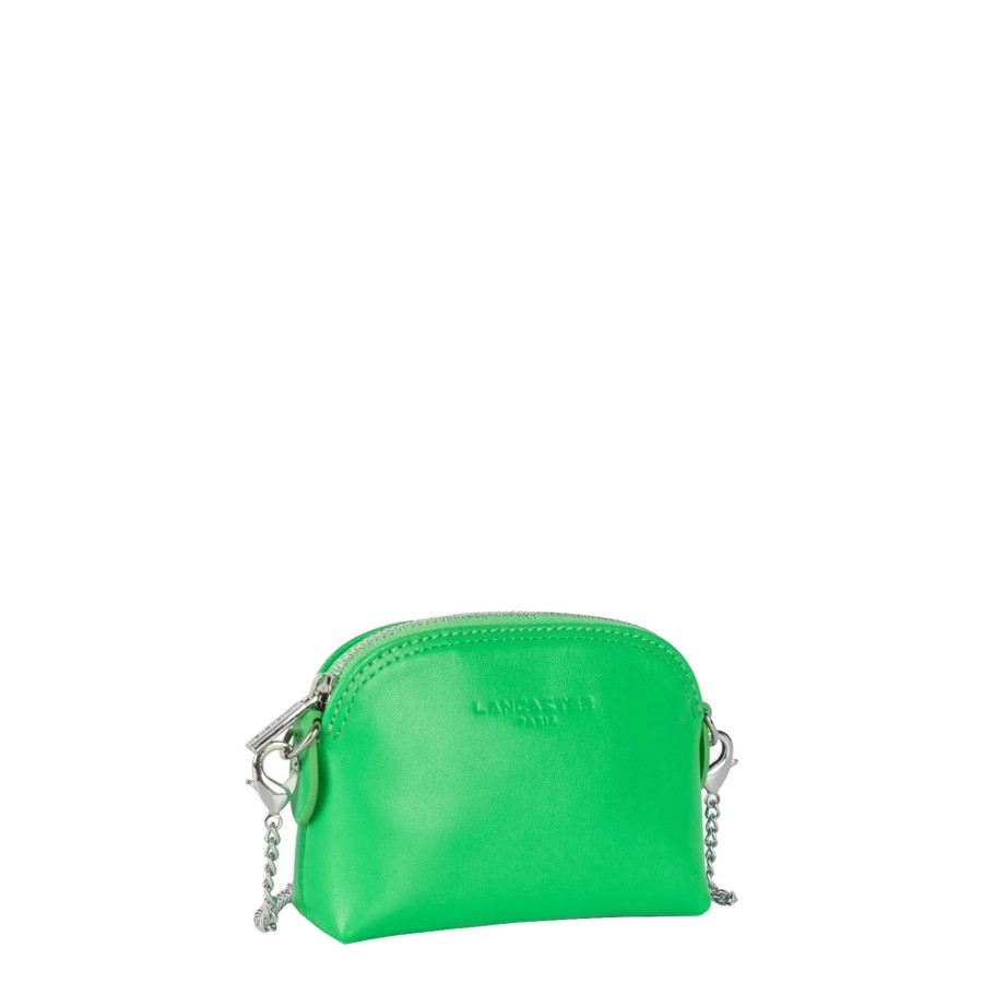 Femme Lancaster Porte Monnaie | Porte Monnaie En Cuir Paris Pm Lancaster Vert