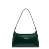 Femme Lancaster Sac Porte Epaule | Sac Baguette En Cuir Suave Ace Lancaster Vert Fonce