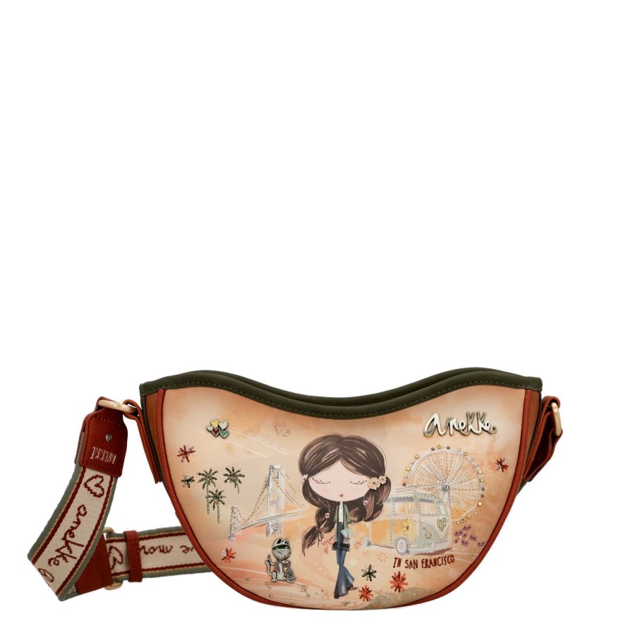 Femme Anekke Sac Porte Bandouliere / Porte Travers | Sac Travers Peace And Love Anekke