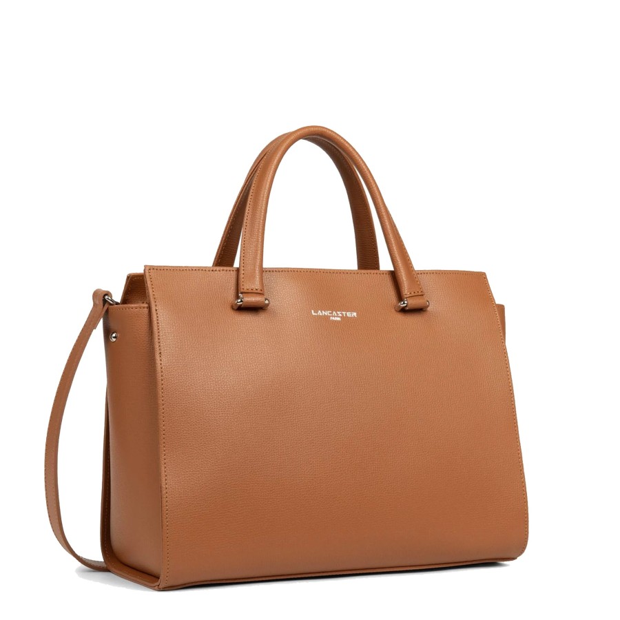 Femme Lancaster Sac Porte Main | Grand Sac A Main En Cuir Sierra Lancaster Camel