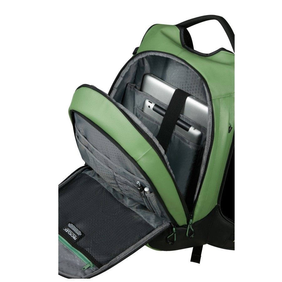 Homme Samsonite Sac A Dos | Sac A Dos L Ecodiver Samsonite Vert