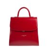 Femme Lancaster Sac A Dos | Sac A Dos En Cuir Suave Even Lancaster Rouge