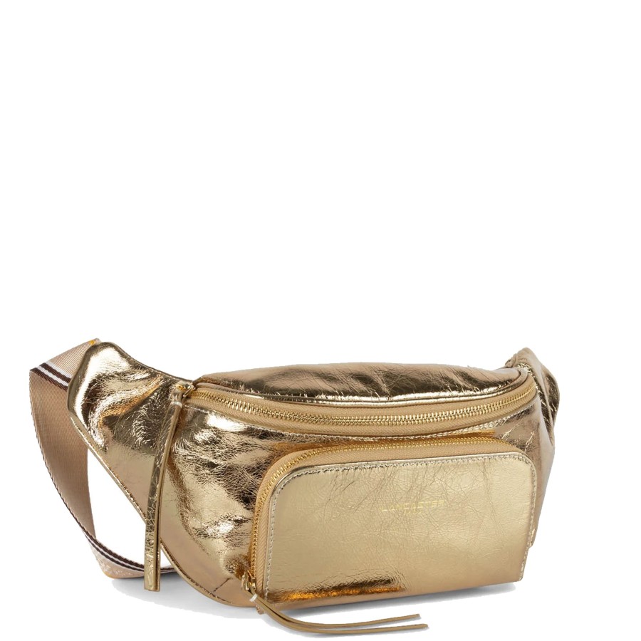 Femme Lancaster Banane | Banane En Cuir Retro & Glam Lancaster Dore