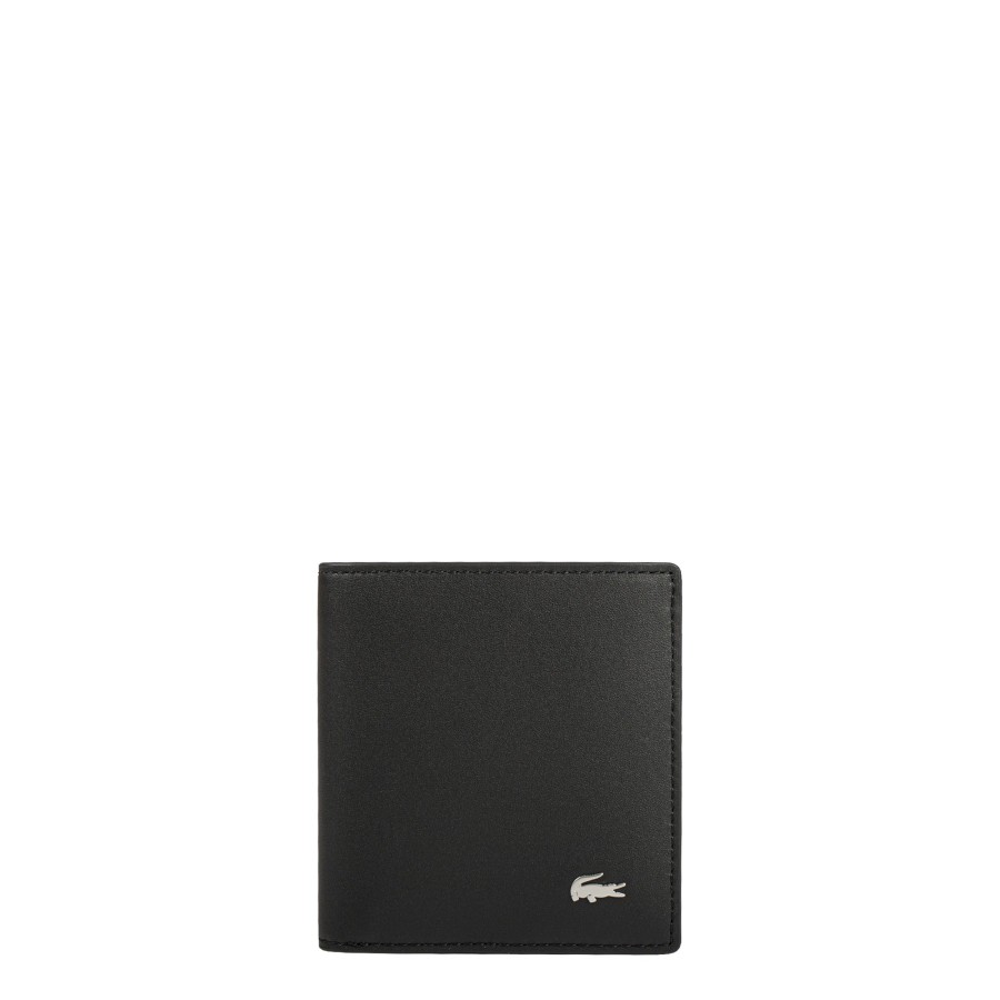 Homme Lacoste Portefeuille | Portefeuille En Cuir Fg Lacoste