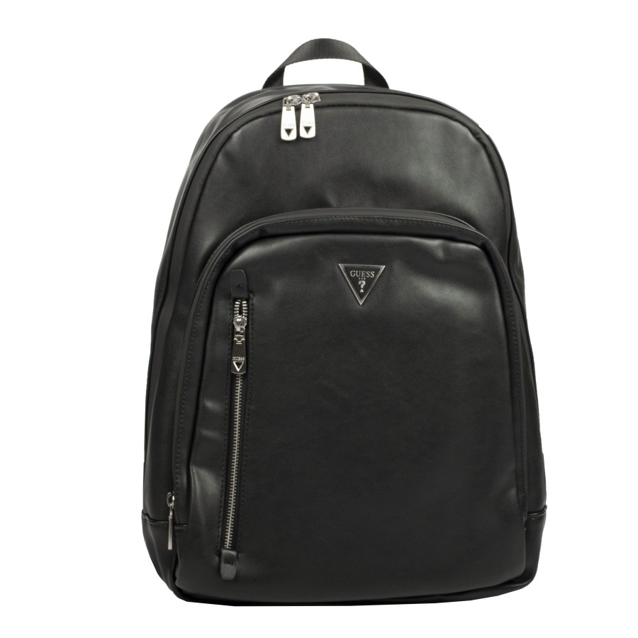 Homme Guess Sac A Dos | Sac A Dos Scala Guess Noir