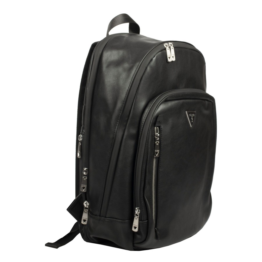 Homme Guess Sac A Dos | Sac A Dos Scala Guess Noir