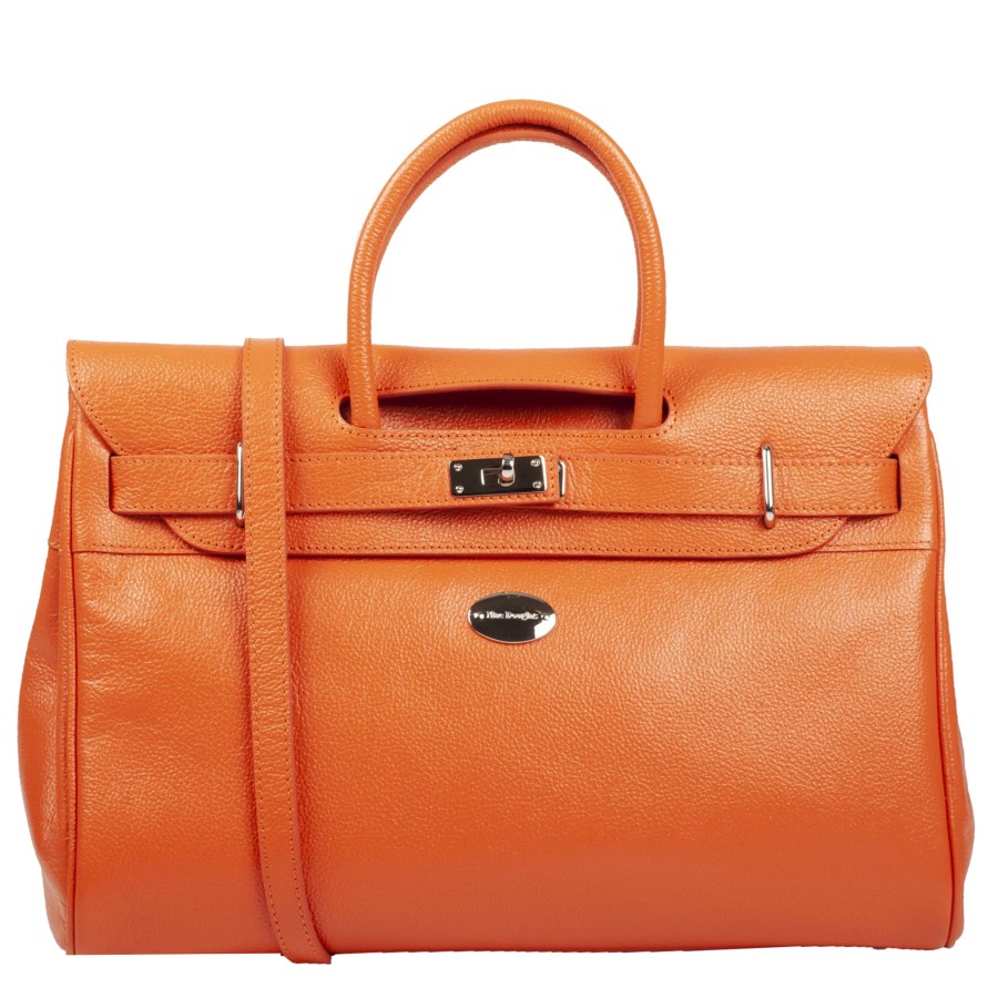 Femme Mac Douglas Sac Porte Main | Sac A Main En Cuir Pyla S Buni Mac Douglas Orange