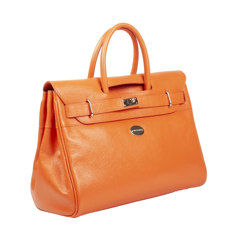 Femme Mac Douglas Sac Porte Main | Sac A Main En Cuir Pyla S Buni Mac Douglas Orange