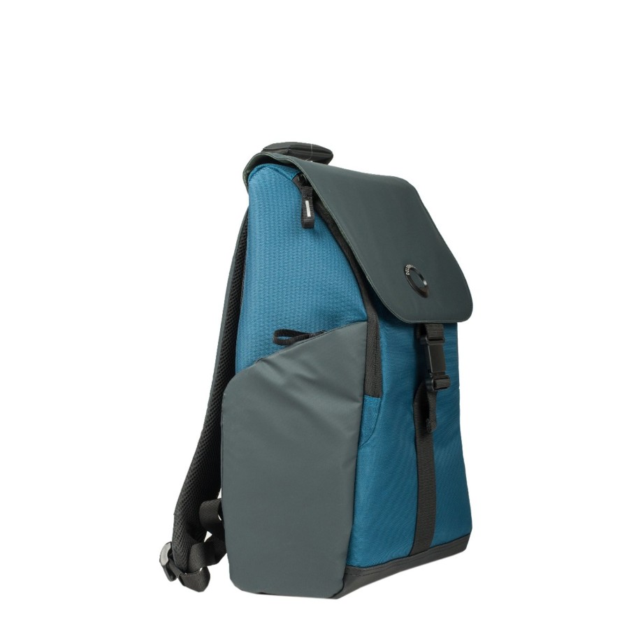 Homme Delsey Sac A Dos | Sac A Dos Bleu Securflap Delsey Bleu Marine